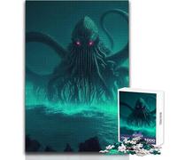 Puzzle da 1000 pezzi per adolescenti Il richiamo di Cthulhu Rompicapo Giochi per famiglie Decorazione per la casa Giocattoli antistress Dimensioni 50x75cm