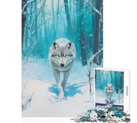 Puzzle da 1000 pezzi per adolescenti Il sentiero del lupo Decorazione per la casa Giocattoli Ottimo regalo Gioco educativo Collezione di artisti Belle arti Dimensioni 38x52cm