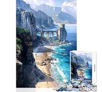 Puzzle da 1000 pezzi per adolescenti: Il Sentinella Solitaria di Cliff Puzzle da 1000 pezzi antistress regalo di compleanno migliora la memoria (38x52cm)