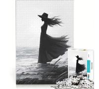 Puzzle da 1000 pezzi per adolescenti "Il sussurro del vento" giochi per famiglie attività divertenti da fare a casa collezione d'artista belle arti 38x52cm