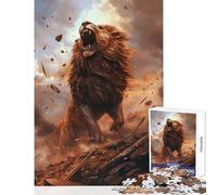 Puzzle da 1000 pezzi per adolescenti Il Titano Ruggente giocattolo educativo regalo per compleanni gioco impossibile difficile e impegnativo dimensioni 38x26cm