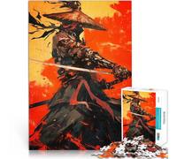 Puzzle da 1000 pezzi per adolescenti Illustrazione del guerriero shinobi Rompicapo Ogni pezzo è unico - Gioco divertente e stimolante per tutta la famiglia 75x50cm