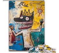 Puzzle da 1000 pezzi per adolescenti in stile Basquiat, aiuta il cervello ad allenarsi, giocattoli avvincenti per coltivare la pazienza, decorazione perfetta (dimensioni 26x38cm)