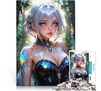 Puzzle da 1000 pezzi per adolescenti Incantatrice della foresta Riduzione dello stress interessante Migliorare l'amore tra le coppie 52x38cm