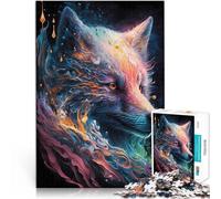 Puzzle da 1000 pezzi per adolescenti Incantesimi di incantesimo del lupo Giocattoli da gioco Migliorare l'amore tra le coppie 38x26cm