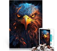 Puzzle da 1000 pezzi per adolescenti Incendio dell'American Eagle Pride Gioco impegnativo Attività divertenti a casa, regali di compleanno, regali di viaggio, 38x26cm