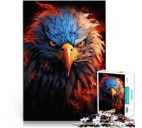 Puzzle da 1000 pezzi per adolescenti Incendio dell'American Eagle Pride Taglio di precisione è ideale come regalo per tutta la famiglia 75x50cm