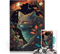Puzzle da 1000 pezzi per adolescenti Incredibile Fox Giocattoli educativi per l'apprendimento Giochi per famiglie Adatto alle coppie 75x50cm