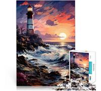Puzzle da 1000 pezzi per adolescenti Incredibile paesaggio colorato Fatto di carta，per 14+ giocattoli educativi per l'apprendimento Regalo - Gioco impegnativo。misurare：38x52cm/14.96x20.47pollice