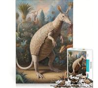 Puzzle da 1000 pezzi per adolescenti: Incredibile safari con armadilli, gioco rilassante, stimolante da completare, per rafforzare l'amore tra le coppie 50x75cm
