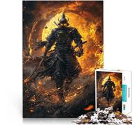 Puzzle da 1000 pezzi per adolescenti inferno samurai giapponese Riduzione dello stress interessante è ideale come regalo per tutta la famiglia 52x38cm