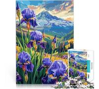 Puzzle da 1000 pezzi per adolescenti Iris e cima della montagna Giocattoli Giochi Educativi Antistress offerte come regali per tutta la famiglia 75x50cm