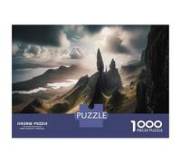 Puzzle Da 1000 Pezzi Per Adolescenti Isle of Skye Scotland's Enchanted Landscape Puzzle Per Adulti Giocattoli Antistress Taglio Di Precisione Regali Di Natale E Compleanno 38x26cm/1000pcs