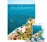 Puzzle da 1000 pezzi per adolescenti Isole Canarie Los Gigantes gioco per famiglie giocattolo educativo regalo di compleanno divertente e umoristico (dimensioni 38x26cm)