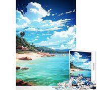 Puzzle da 1000 pezzi per adolescenti Isole Perhentian Arte Giocattoli antistress Regalo di compleanno Giochi divertenti Collezione di artisti Belle arti Dimensioni 38x26cm