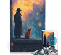 Puzzle da 1000 pezzi per adolescenti, ispirato alla solitudine, ideale per giochi in famiglia, impegnativo da completare, regalo perfetto per amici e parenti 38x52cm