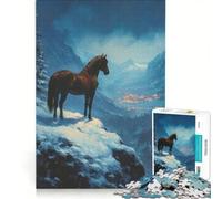 Puzzle da 1000 pezzi per adolescenti, ispirato alle luci invernali, un gioco rilassante, stimolante da completare, ideale per rafforzare l'amore tra le coppie 50x75cm