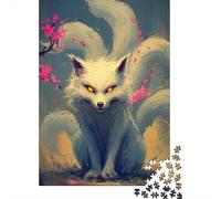 Puzzle Da 1000 Pezzi Per Adolescenti Japanese Fox Spirit Art Print-11 Puzzle Per Adulti Gioco Per Famiglie Corsa Di Velocità Manuale Regali Unici Per Compleanno E Natale 52x38cm/1000pcs