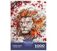Puzzle Da 1000 Pezzi Per Adolescenti Japanese Lion Tattoo Puzzle Giochi Rilassanti Analisi E Logica Riduzione Dello Stress Regali 52x38cm/1000pcs