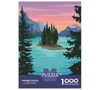 Puzzle Da 1000 Pezzi Per Adolescenti Jasper National Park Puzzle Per Adulti Gioco Pratico Vacanza A Casa Passa Il Tempo Aiuta Ad Allenare Il Cervello 38x26cm/1000pcs