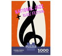 Puzzle Da 1000 Pezzi Per Adolescenti Jazz And Blues Festival Puzzle Gioco Per Famiglie Regali Per Donne Divertimento A Casa Attività, 52x38cm/1000pcs