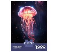 Puzzle Da 1000 Pezzi Per Adolescenti Jellyfish in Space Puzzle Per Adulti Gioco Per Famiglie Assemblaggio Di Modelli Regali Unici Per Compleanni E Occasioni Speciali 38x26cm/1000pcs