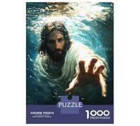 Puzzle Da 1000 Pezzi Per Adolescenti Jesus Help You Puzzle Per Adulti Fai Da Te Giocattoli Sfida Difficile Regali Per Amici E Familiari 70x50cm/1000pcs