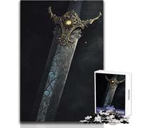 Puzzle da 1000 pezzi per adolescenti Jigsaw Blade of The Arcane King Bellissimo gioco di design Difficile Opera d'arte difficile Regalo Dimensioni 50x75cm