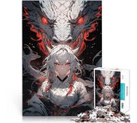 Puzzle da 1000 pezzi per adolescenti Jigsaw Queen of Dragons Quizspiel Jedes Stück ist einzigartig Anspruchsvolles Familienspiel38x26cm