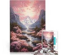 Puzzle da 1000 pezzi per adolescenti Jigsaw Spring Mountains Art Hands-on-Spiel Die Liebe zwischen Paaren stärken75x50cm