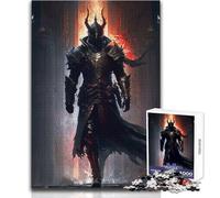 Puzzle da 1000 pezzi per adolescenti Jigsaw Warrior of The Darkness Bellissimo gioco di design Difficile Opera d'arte difficile Regalo Dimensioni 50x75cm