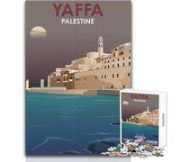 Puzzle da 1000 pezzi per adolescenti Jigsaw Yaffa Palestine Design Art Bellissimo gioco di design Difficile Opera d'arte dura Regalo Dimensioni 38x52cm
