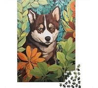 Puzzle Da 1000 Pezzi Per Adolescenti Jungle Adventure Cute Dog in Nature Puzzle Per Adulti Gioco Pratico Analisi E Logica Regalo Di Compleanno, Regali, 70x50cm/1000pcs