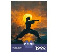 Puzzle Da 1000 Pezzi Per Adolescenti Karateka Girl Training Puzzle Per Adolescenti Gioco Pratico Un'opera D'arte Regali Unici Per Compleanno E Natale 52x38cm/1000pcs