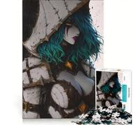 Puzzle da 1000 pezzi per adolescenti, Katarina, guerriera anime, gioco educativo, divertente antistress, collezione d'artista, belle arti 50x75cm