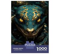 Puzzle Da 1000 Pezzi Per Adolescenti King Cobra Puzzle Per Adulti Gioco Pratico Regali Per Donne Regali Per Amici E Familiari 52x38cm/1000pcs