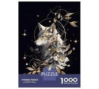 Puzzle Da 1000 Pezzi Per Adolescenti Kintsugi Art White Wolf Puzzle Per Adulti Gioco Pratico Sfida Difficile Regali Per Amici E Familiari 38x26cm/1000pcs