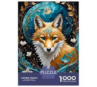 Puzzle Da 1000 Pezzi Per Adolescenti Kitsune Fox Kintsugi Puzzle Per Adolescenti Giocattoli Antistress Regalo Di Compleanno, Natale 52x38cm/1000pcs