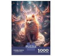 Puzzle Da 1000 Pezzi Per Adolescenti Kitsune Zen Fox Spirit Puzzle Per Adulti Gioco Pratico Assemblaggio Di Modelli Regali Unici Per Compleanni E Occasioni Speciali 52x38cm/1000pcs
