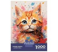 Puzzle Da 1000 Pezzi Per Adolescenti Kitty No2 Puzzle Per Adulti Giocattolo Decorazione Da Parete Modello Da Assemblare Ottimo Regalo Per I Giocatori 52x38cm/1000pcs