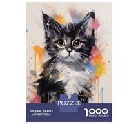 Puzzle Da 1000 Pezzi Per Adolescenti Kitty No4 Puzzle Per Adulti Giochi Rilassanti Regalo Di Compleanno Regali Per Amici E Familiari 38x26cm/1000pcs