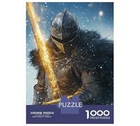 Puzzle Da 1000 Pezzi Per Adolescenti Knight of The Flame Puzzle Per Adolescenti Giocattoli Antistress Regalo Di Compleanno, Natale 70x50cm/1000pcs