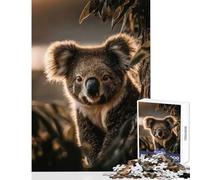 Puzzle da 1000 pezzi per adolescenti Koala in habitat naturale Giocattoli antistress Ottimi regali e giocattoli Gioco per famiglie Interazione genitore-figlio Dimensioni 38x26cm