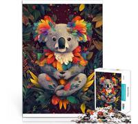 Puzzle da 1000 pezzi per adolescenti Koala nell'arte colorata Giocattoli da gioco per regalo di famiglia offerte come regali per tutta la famiglia 38x26cm