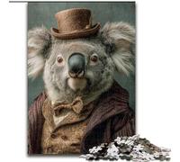 Puzzle da 1000 pezzi per adolescenti, Koala Noble, analisi e logica, con pezzi completamente interconnessi e di forma casuale, per bambini dai 14 anni in su (dimensioni 26x38cm)
