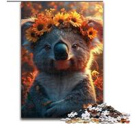 Puzzle da 1000 pezzi per adolescenti Koala sorridente Design vivace e unico Esperienza di puzzle rilassante e stimolante 50x75cm