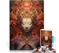 Puzzle da 1000 pezzi per adolescenti Kuan nell'arte Giocattolo educativo intellettuale decomprimente è ideale come regalo per tutta la famiglia 38x26cm