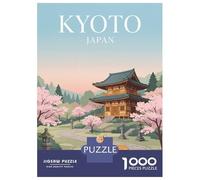 Puzzle Da 1000 Pezzi Per Adolescenti Kyoto Japan Cherry Blossom Deer Puzzle Per Adolescenti Giocattoli Fai Da Te Corsa Di Velocità Manuale Regali Unici Per Compleanno E Natale 52x38cm/1000pcs