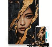 Puzzle da 1000 pezzi per adolescenti,"La bellezza in decadenza",decorazione con tagli precisi,gioco per esercitare la mente,gioco di pace,regalo di Natale divertente (38x26cm)