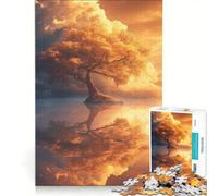 Puzzle da 1000 pezzi per adolescenti La calma dell'albero d'ambra, giocattolo fai-da-te, interazione genitore-figlio, compleanno e altre occasioni 50x75cm